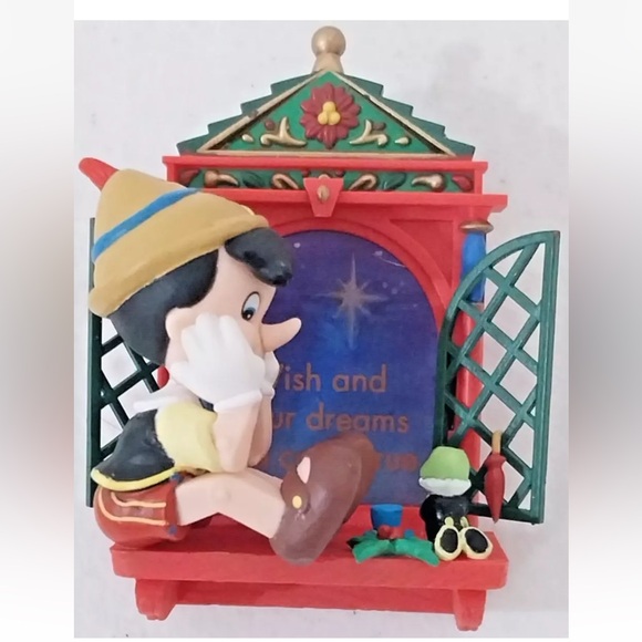 NWT Disney Enesco Ornaments Pinocchio Wishing on a Star & Once Upon A Time - Picture 3 of 6